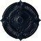 Ekena Millwork Attica Acanthus Leaf Ceiling Medallion (Canopies up to 3 1/4"), 30 1/8"OD x 1 1/2"P, Midnight Dream CM30ATMDF - alternate 1